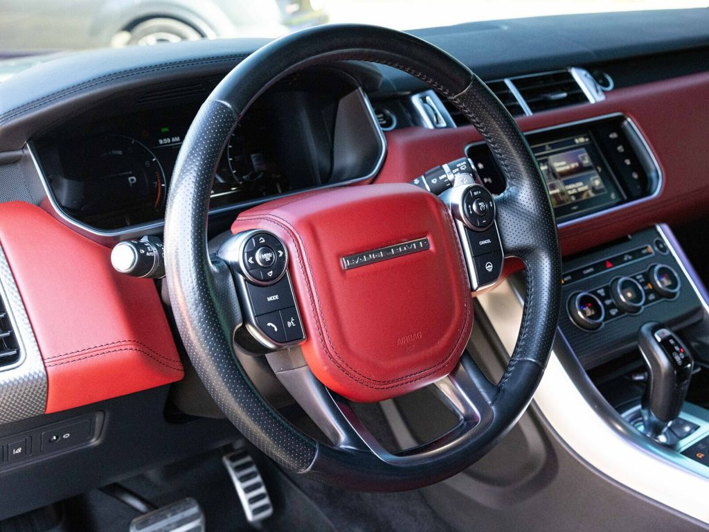 2016 Land Rover Range Rover Sport Satin Black Wrap, Two Toned Leather Interior, Garage Kept - 22970659 - 28