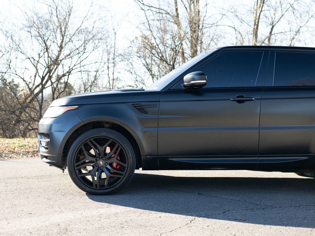 2016 Land Rover Range Rover Sport Satin Black Wrap, Two Toned Leather Interior, Garage Kept - 22970659 - 2