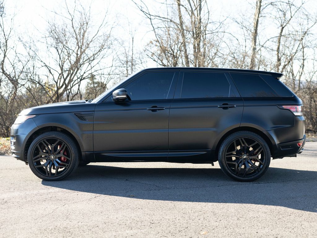 2016 Land Rover Range Rover Sport Satin Black Wrap, Two Toned Leather Interior, Garage Kept - 22970659 - 3