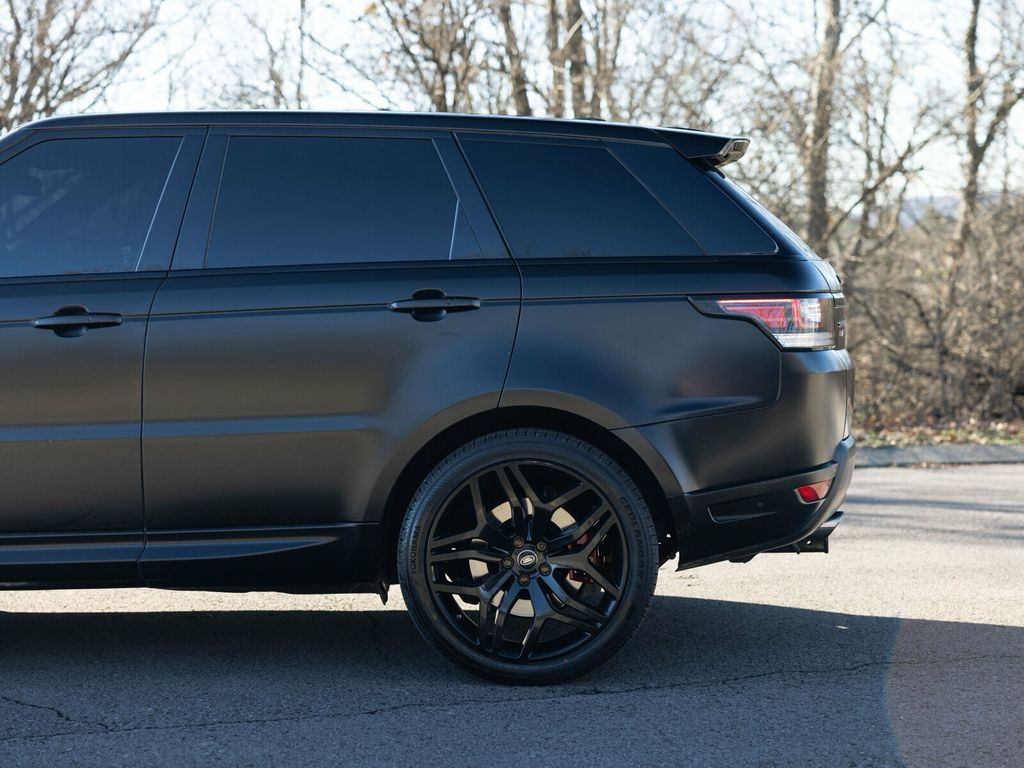 2016 Land Rover Range Rover Sport Satin Black Wrap, Two Toned Leather Interior, Garage Kept - 22970659 - 4