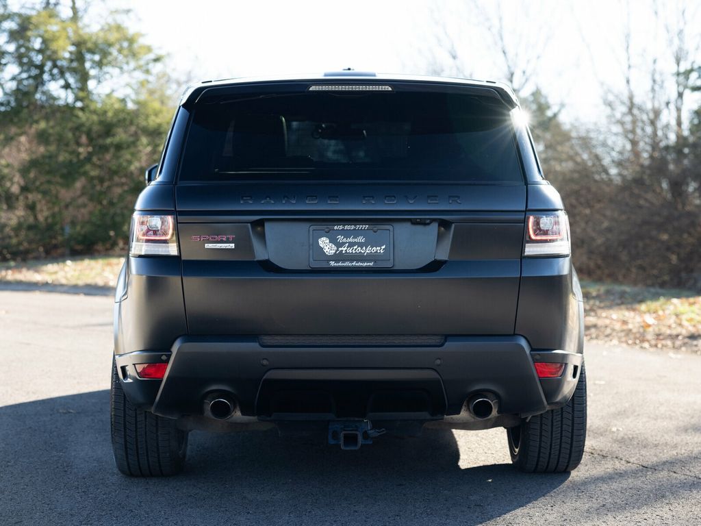 2016 Land Rover Range Rover Sport Satin Black Wrap, Two Toned Leather Interior, Garage Kept - 22970659 - 6