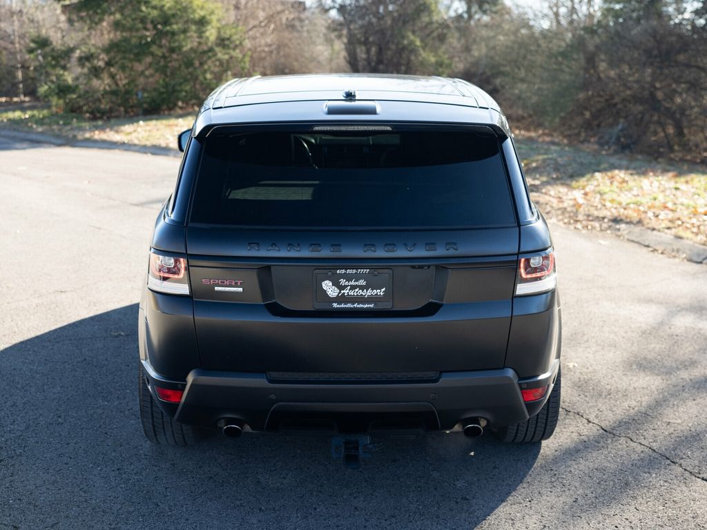 2016 Land Rover Range Rover Sport Satin Black Wrap, Two Toned Leather Interior, Garage Kept - 22970659 - 7