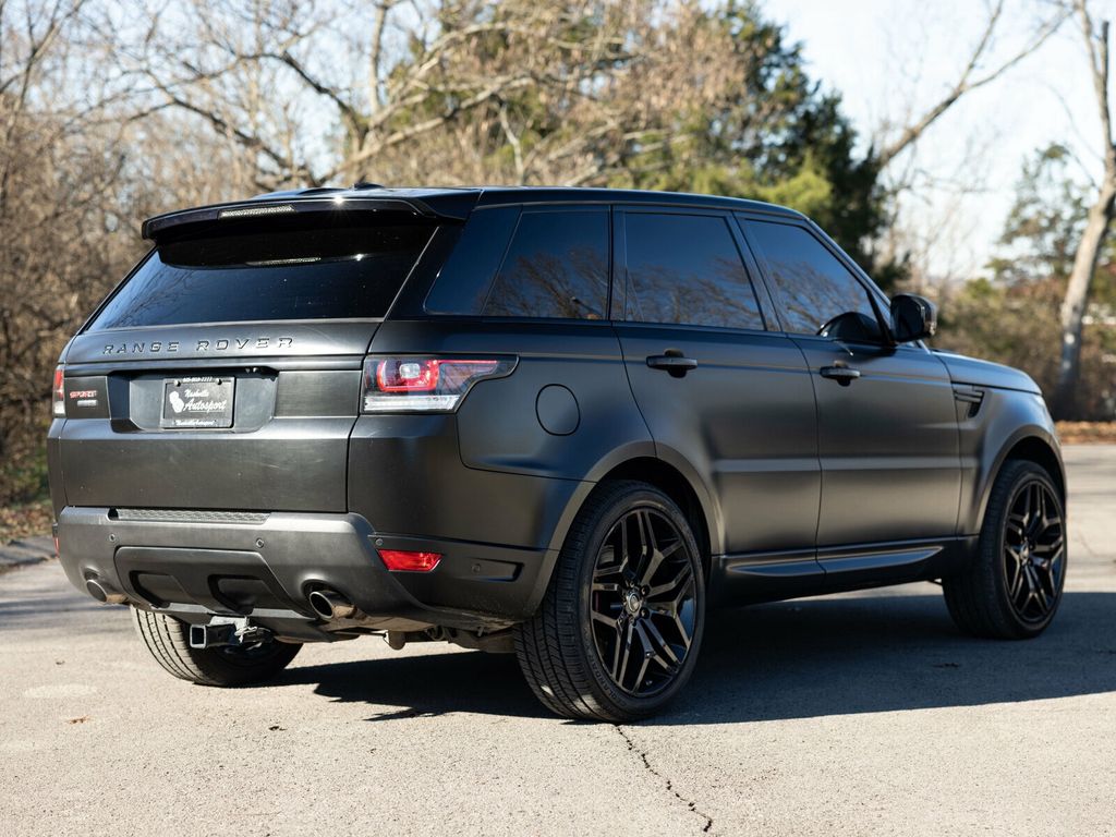 2016 Land Rover Range Rover Sport Satin Black Wrap, Two Toned Leather Interior, Garage Kept - 22970659 - 8