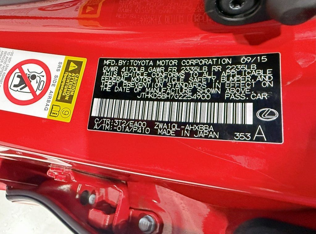 2016 Lexus CT 200h 5dr Sedan Hybrid - 22947684 - 39