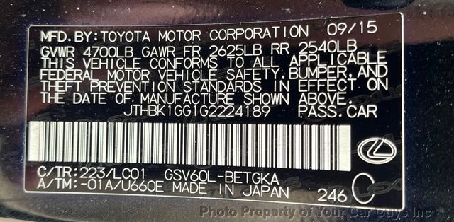 2016 Lexus ES 350 4dr Sedan - 23037441 - 13