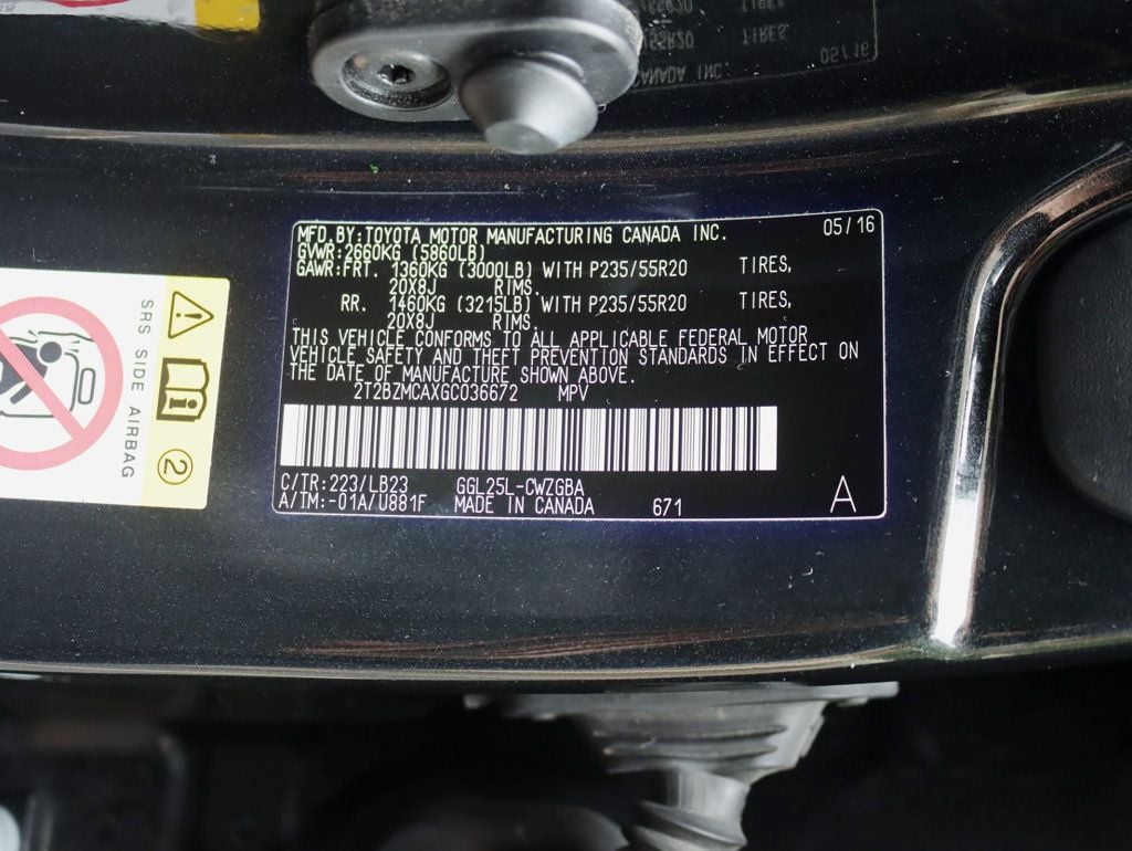 2016 Lexus RX 350 AWD PREMIUM & LEXUS SAFETY PLUS - 23067567 - 35