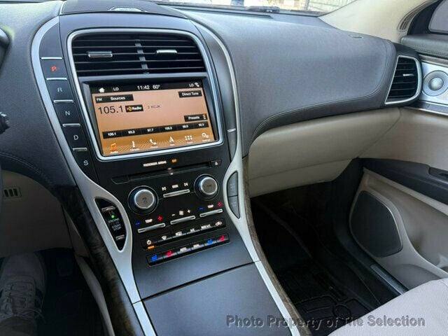 2016 Lincoln MKX RESERVE AWD W/ CLIMATE & PREMIUM AUDIO PKGS - 22957102 - 25