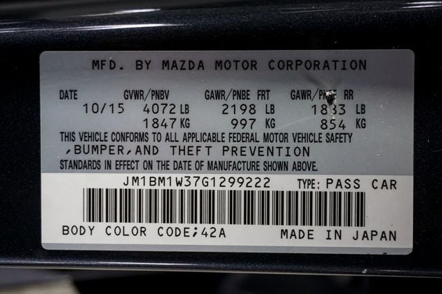 2016 Mazda Mazda3 *Mazda3 S Touring Sedan* *Low Miles* *1-Owner* - 22998280 - 20