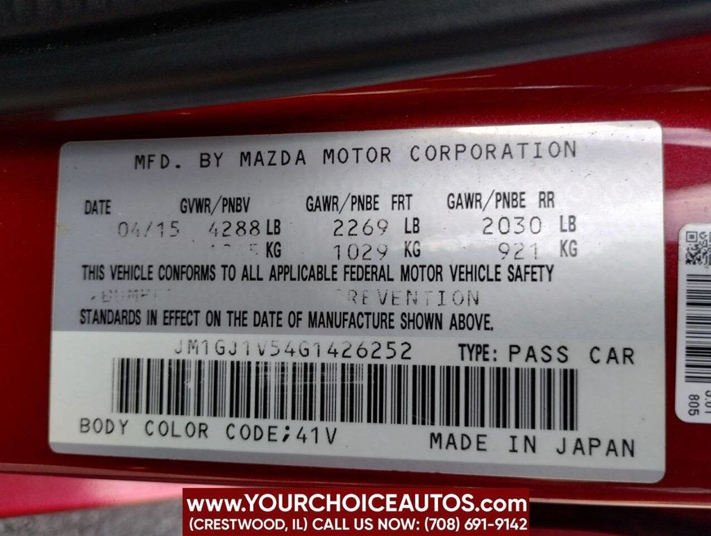 2016 Mazda Mazda6 4dr Sedan Automatic i Touring - 22878262 - 19
