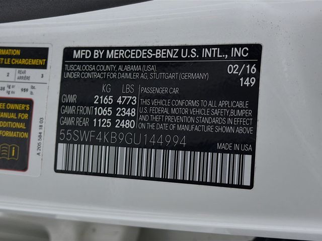 2016 Mercedes-Benz C-Class 4dr Sedan C 300 4MATIC - 23067530 - 35
