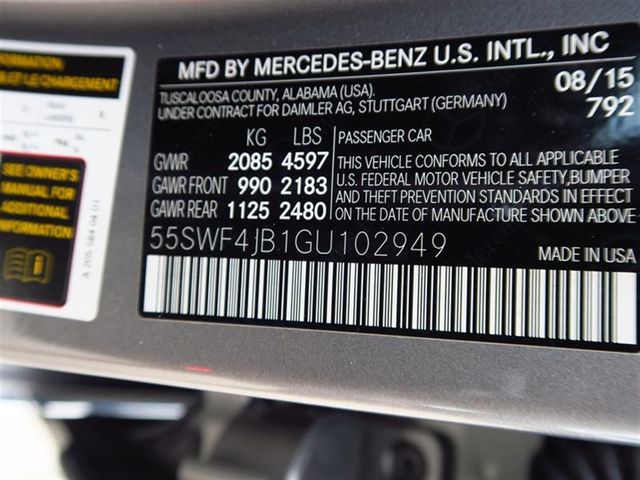 2016 Mercedes-Benz C-Class 4dr Sedan C 300 RWD - 16958121 - 31