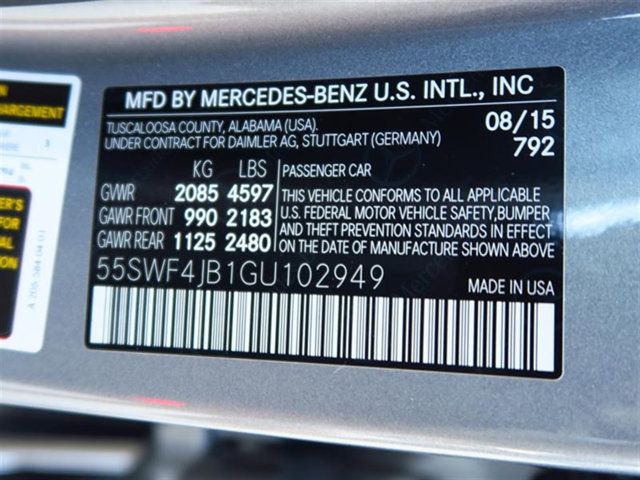 2016 Mercedes-Benz C-Class 4dr Sedan C 300 RWD - 16958121 - 6