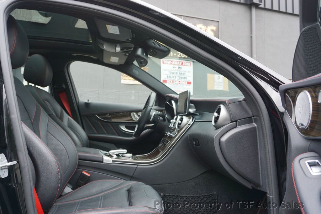 2016 Mercedes-Benz C-Class 4dr Sedan C 450 AMG 4MATIC MULTIMEDIA PKG RED SEAT BELTS LOADED! - 23021203 - 10