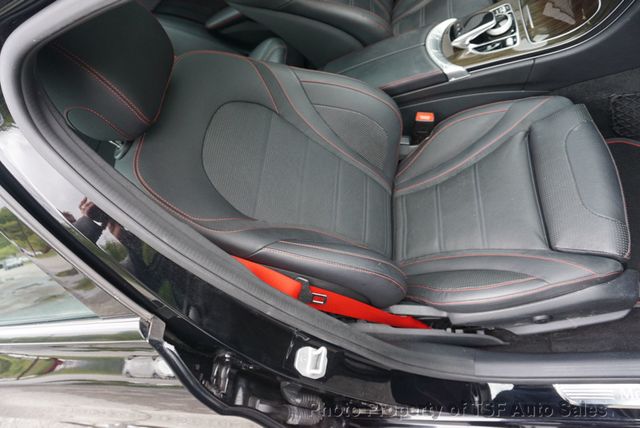 2016 Mercedes-Benz C-Class 4dr Sedan C 450 AMG 4MATIC MULTIMEDIA PKG RED SEAT BELTS LOADED! - 23021203 - 12