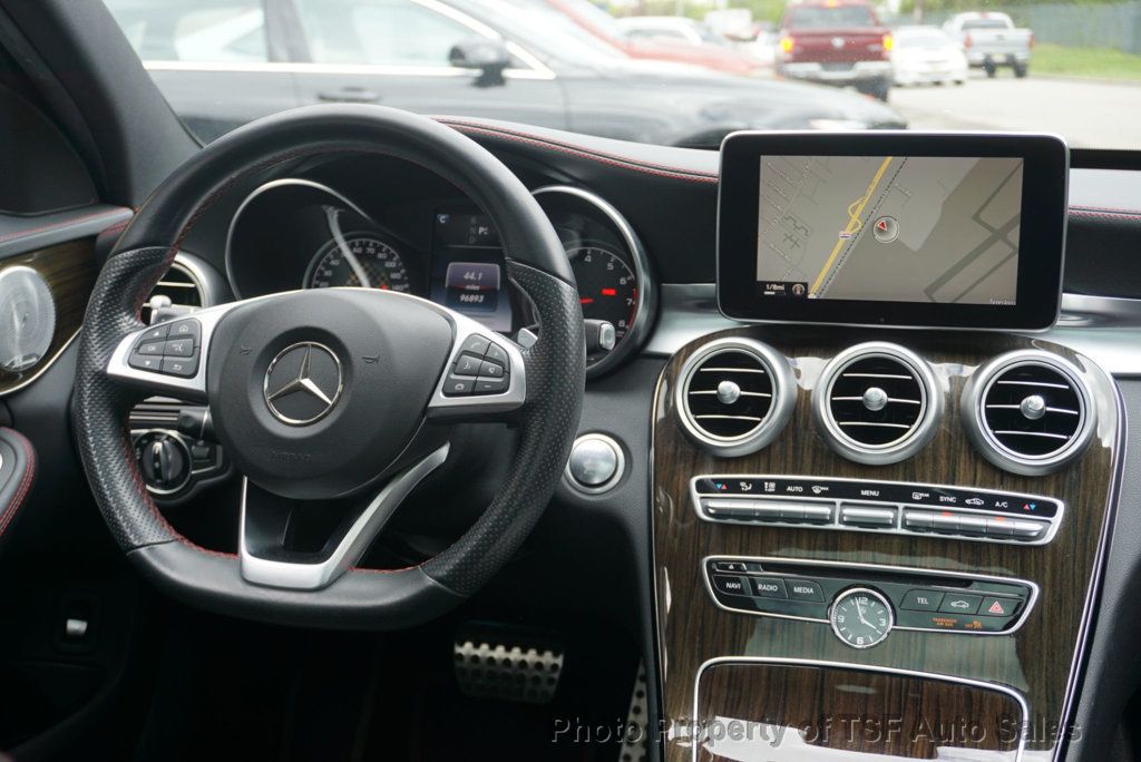 2016 Mercedes-Benz C-Class 4dr Sedan C 450 AMG 4MATIC MULTIMEDIA PKG RED SEAT BELTS LOADED! - 23021203 - 18