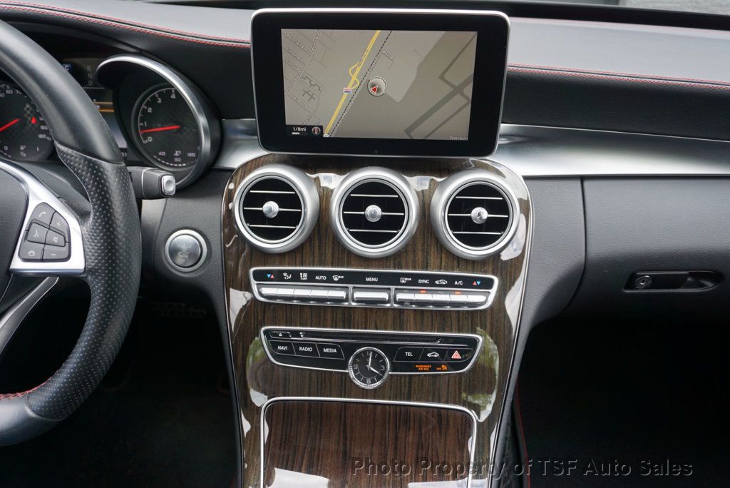 2016 Mercedes-Benz C-Class 4dr Sedan C 450 AMG 4MATIC MULTIMEDIA PKG RED SEAT BELTS LOADED! - 23021203 - 21