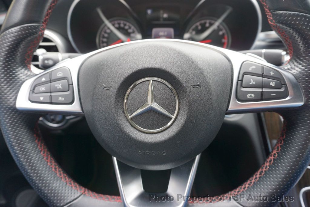 2016 Mercedes-Benz C-Class 4dr Sedan C 450 AMG 4MATIC MULTIMEDIA PKG RED SEAT BELTS LOADED! - 23021203 - 31