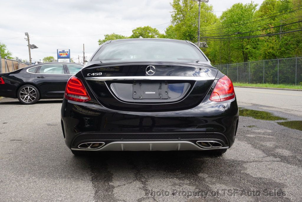 2016 Mercedes-Benz C-Class 4dr Sedan C 450 AMG 4MATIC MULTIMEDIA PKG RED SEAT BELTS LOADED! - 23021203 - 5