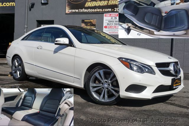 2016 Mercedes-Benz E-Class 2dr Coupe E 400 4MATIC BLUE LEATHER PREMIUM 3 PKG LIGHTING PKG  - 22984673 - 0