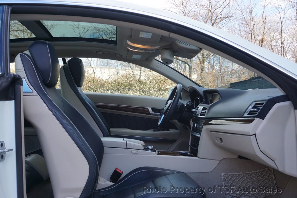 2016 Mercedes-Benz E-Class 2dr Coupe E 400 4MATIC BLUE LEATHER PREMIUM 3 PKG LIGHTING PKG  - 22984673 - 10