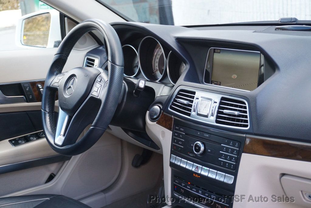 2016 Mercedes-Benz E-Class 2dr Coupe E 400 4MATIC BLUE LEATHER PREMIUM 3 PKG LIGHTING PKG  - 22984673 - 18