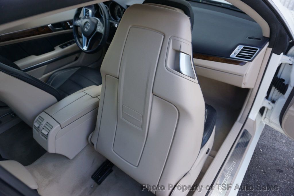 2016 Mercedes-Benz E-Class 2dr Coupe E 400 4MATIC BLUE LEATHER PREMIUM 3 PKG LIGHTING PKG  - 22984673 - 42