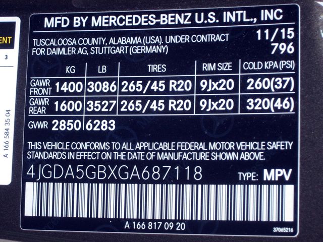 2016 Mercedes-Benz GLE 4MATIC 4dr GLE 400 - 21671759 - 28