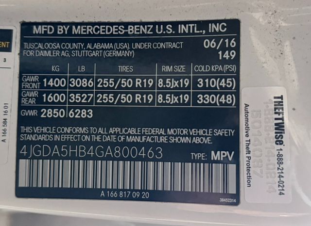 2016 Mercedes-Benz GLE-Class GLE350 4MATIC - 22934033 - 44