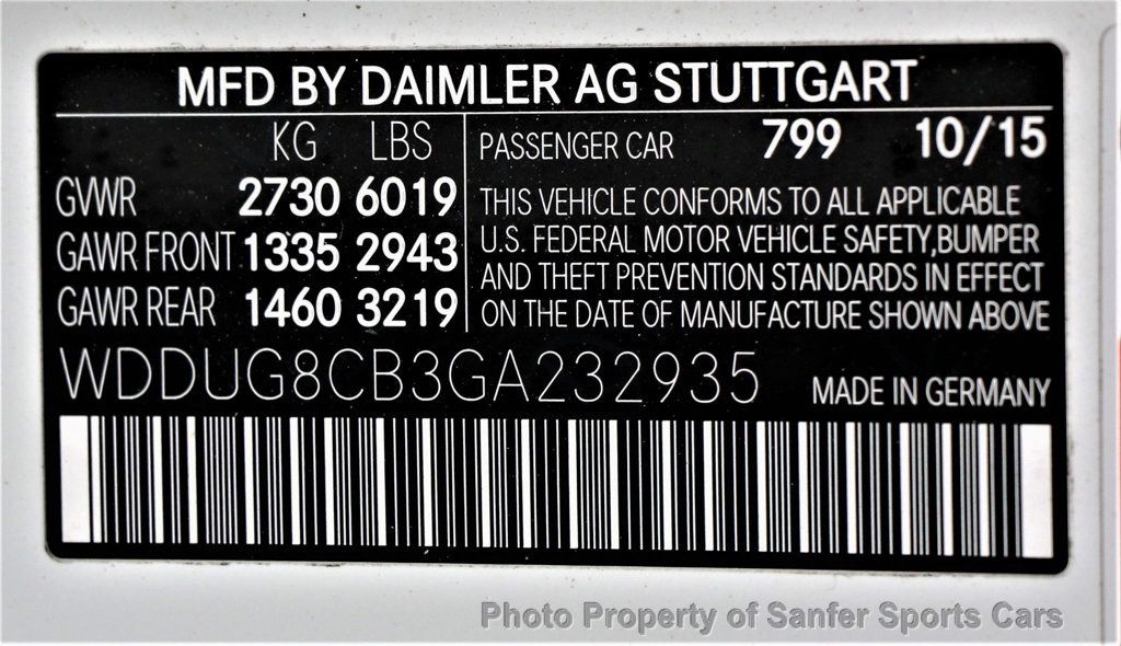 2016 Mercedes-Benz S-Class 4dr Sedan S 550 RWD - 22858885 - 48