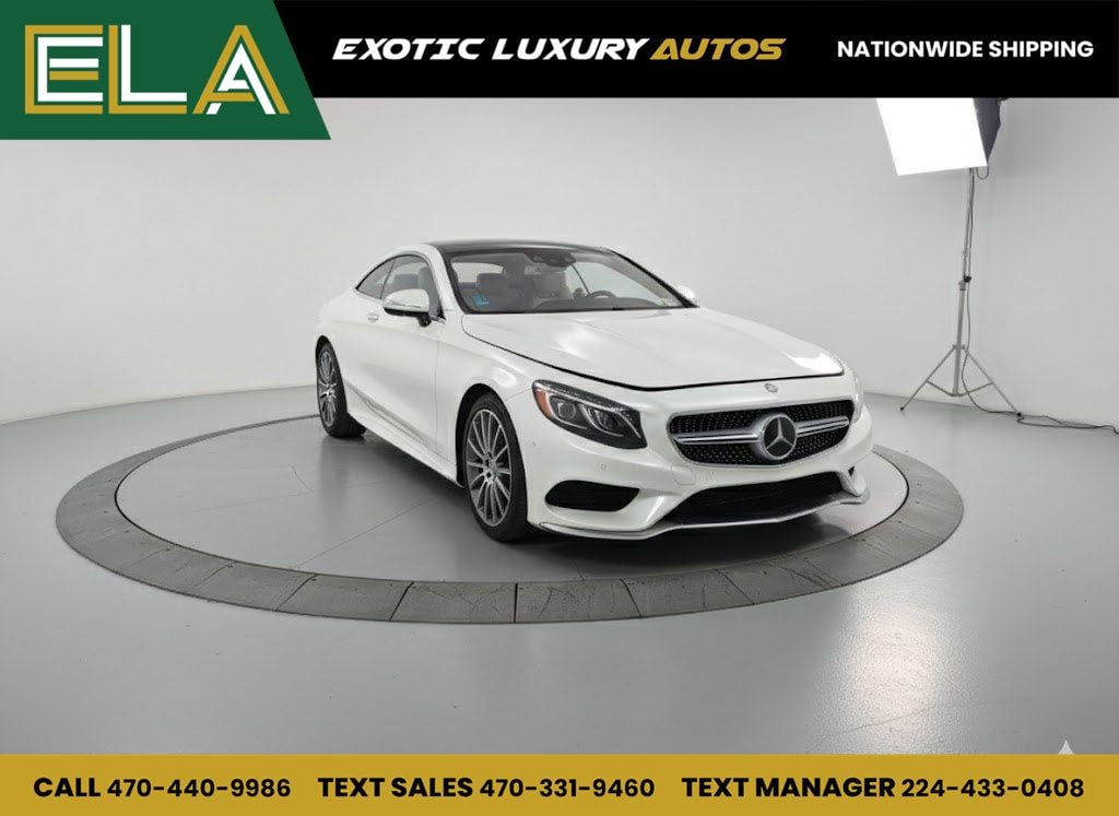 2016 Mercedes-Benz S-Class DESIGNO PAK! HEADS UP DISPLAY!  SPORT PAK! SUPER NICE UNIT! WOW - 22962158 - 0