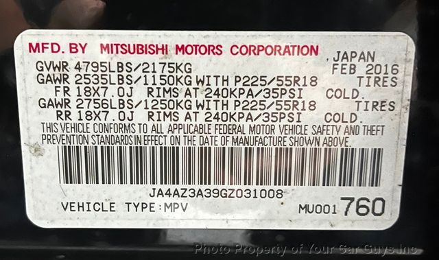 2016 Mitsubishi Outlander  - 23041722 - 28
