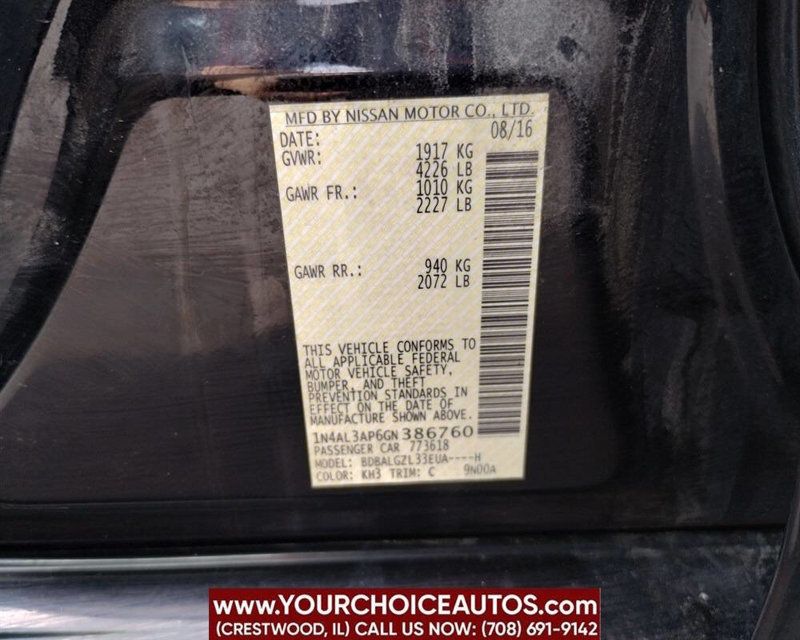 2016 Nissan Altima 2.5 4dr Sedan - 22927960 - 35