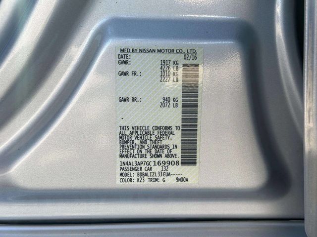 2016 Nissan Altima 4dr Sedan I4 2.5 SV - 22971677 - 23