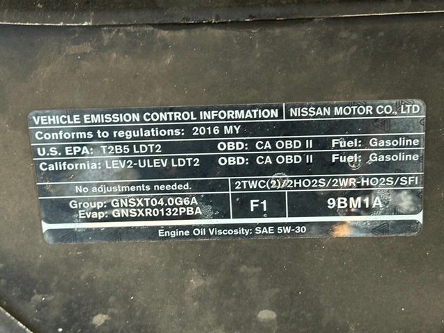 2016 Nissan Frontier 4WD Crew Cab SWB Automatic SV - 22866248 - 28