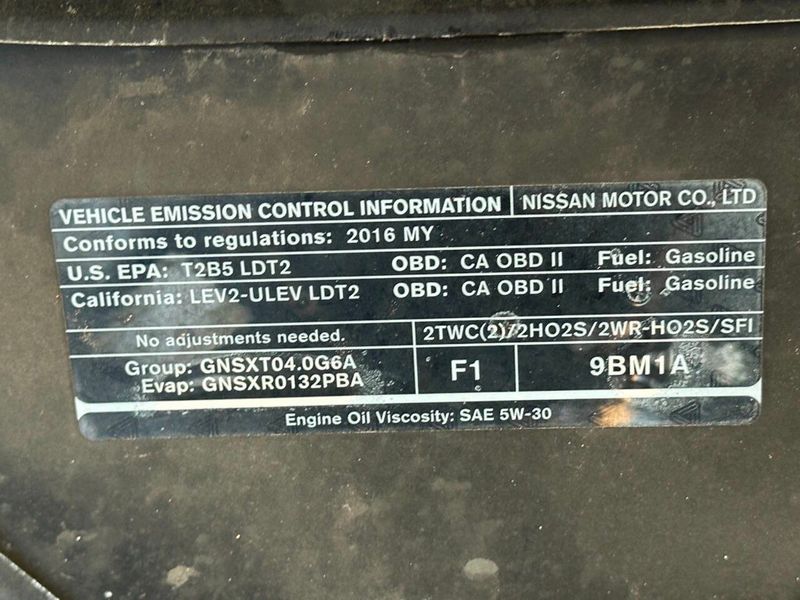 2016 Nissan Frontier 4WD Crew Cab SWB Automatic SV - 22866248 - 28