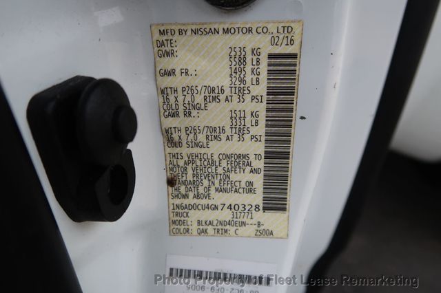 2016 Nissan Frontier Frontier SV 2WD Ext Cab SWB - 23060132 - 13
