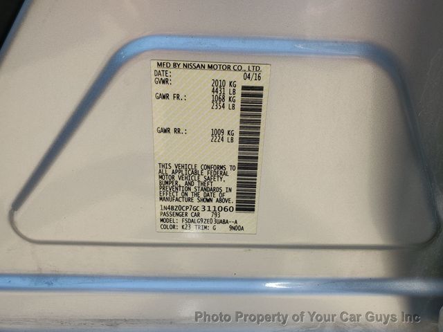 2016 Nissan Leaf 4dr Hatchback SL - 23027528 - 27
