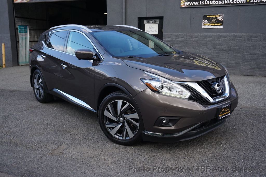 TSF PANO ROOF HEATED&COOLED 360 CAMERAS IID Platinum NJ, Used SEATS Nissan at Murano Hasbrouck 4dr Heights, Auto AWD Sales Serving NAVI 2016 22147560