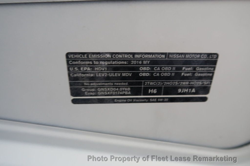 2016 Nissan NV NV2500 SV Low Roof Cargo Van Ladder Rack - 22951862 - 34