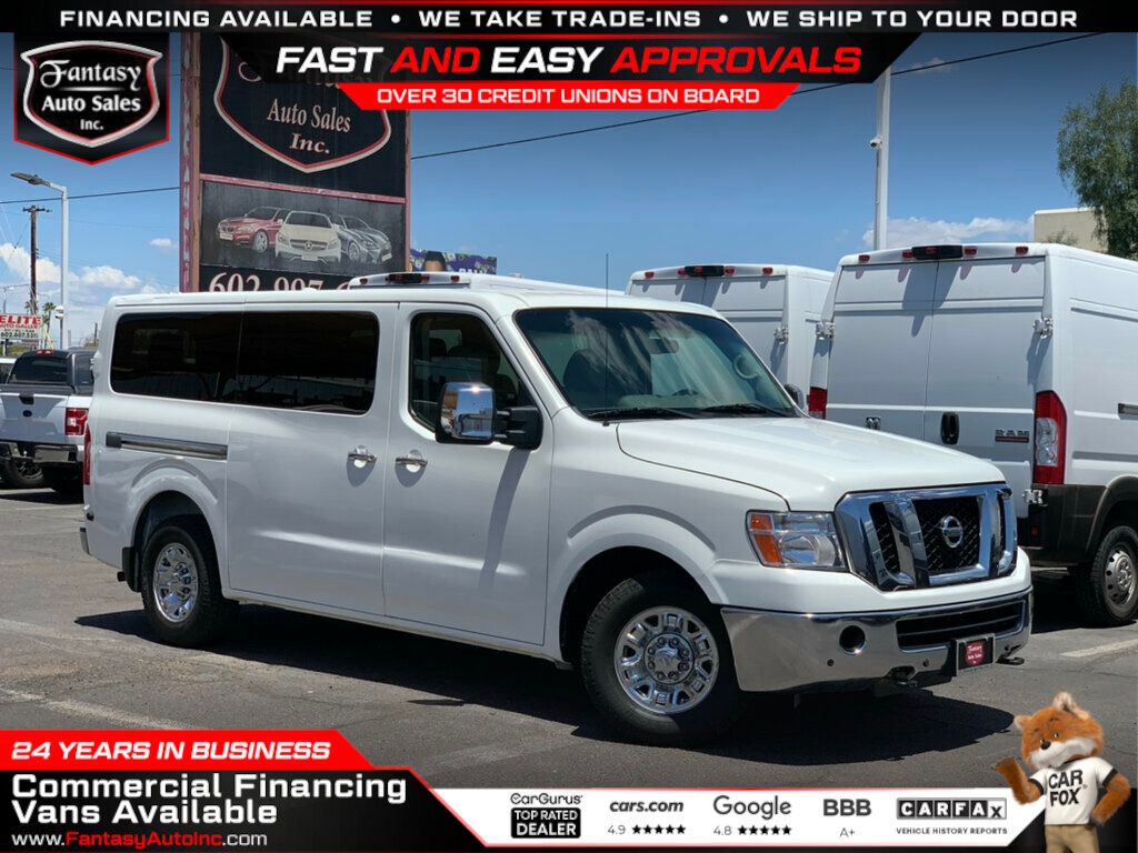 2016 Nissan NVP 3500 V8 SL 12-PASSENGER Leather seats Low Miles - 23057020 | Video 1