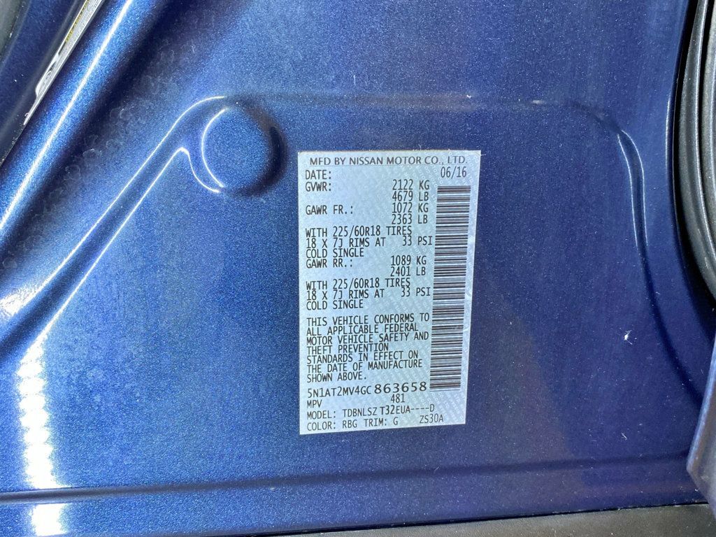 2016 Nissan Rogue AWD 4dr SL - 23002395 - 62