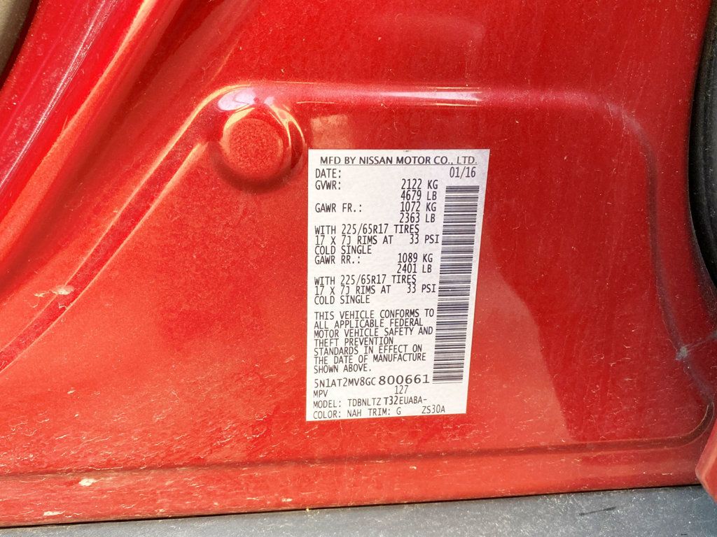 2016 Nissan Rogue AWD 4dr SV - 23001297 - 18