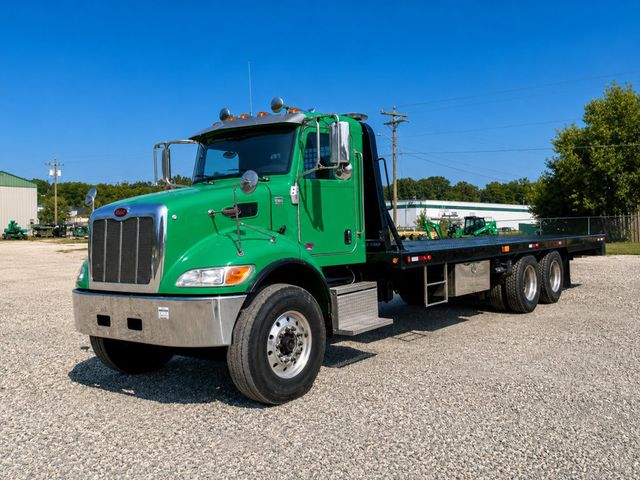 2016 Peterbilt 348 Miller 30ft Industrial Folding Ramp Flatbed Hydratail - 23065250 - 1