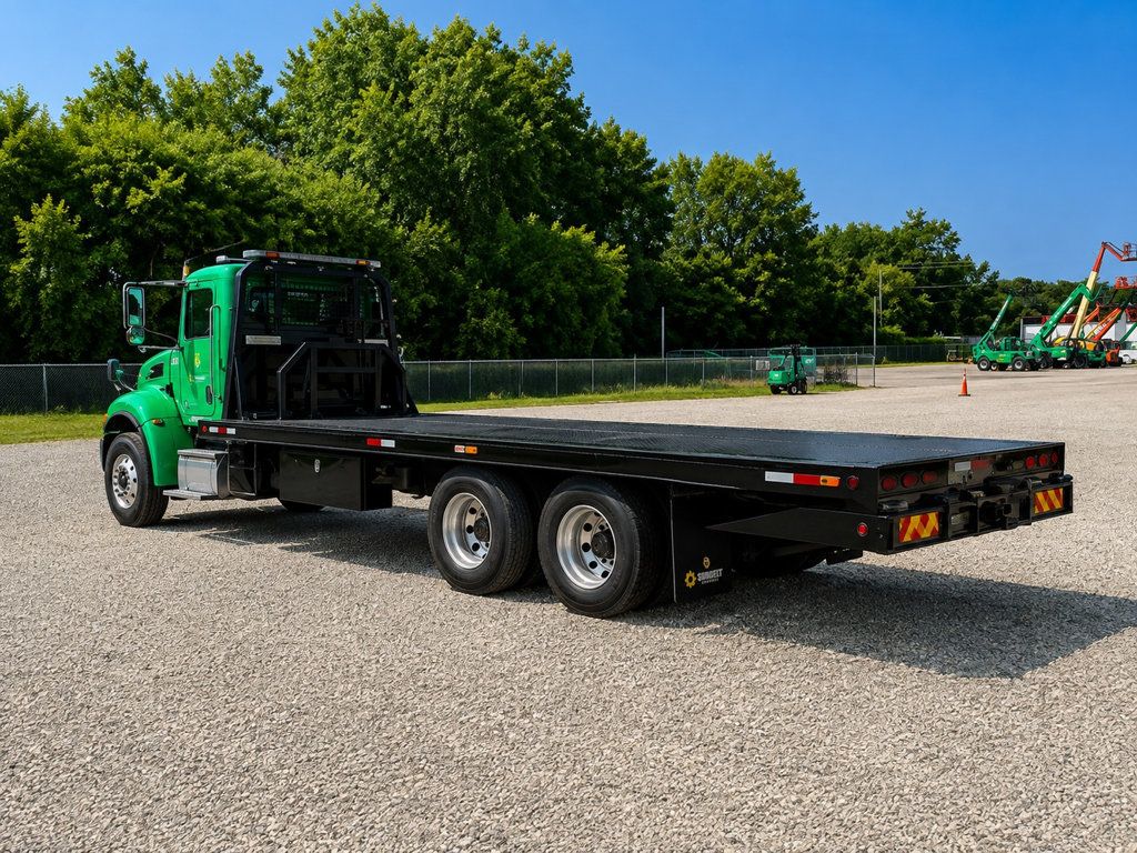 2016 Peterbilt 348 Miller 30ft Industrial Folding Ramp Flatbed Hydratail - 23065250 - 2