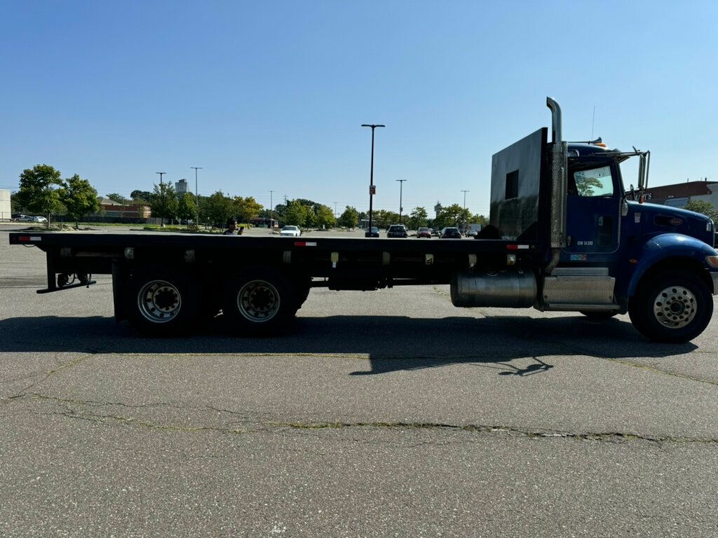 2016 Peterbilt 348 24 FOOT STATIONARY FLATBED TANDEM AXLE READY FOR WORK FINE EXAMPLE - 22569065 - 2