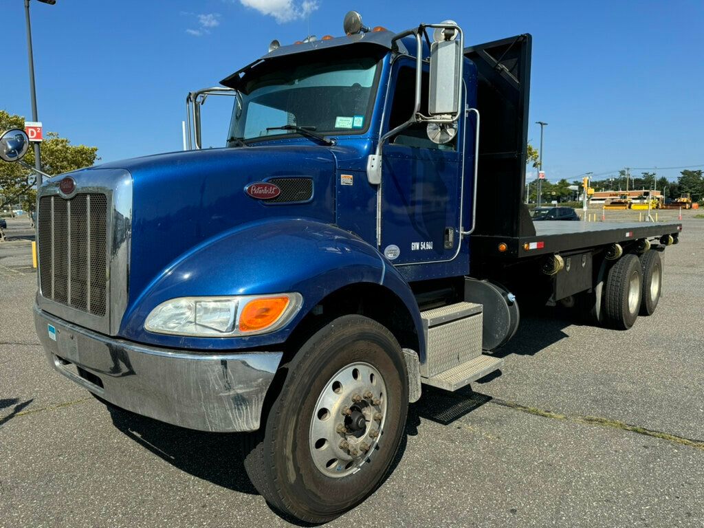 2016 Peterbilt 348 24 FOOT STATIONARY FLATBED TANDEM AXLE READY FOR WORK FINE EXAMPLE - 22569065 - 3