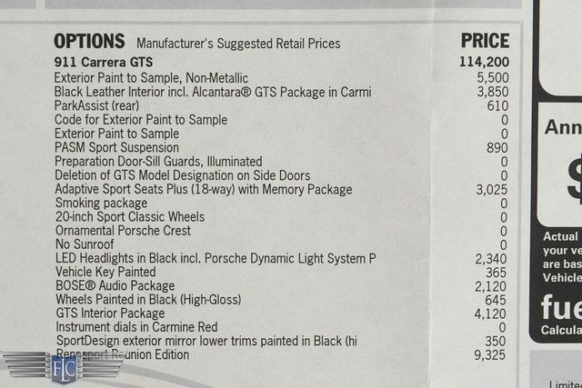 2016 Porsche 911 2dr Coupe Carrera GTS - 23013251 - 46