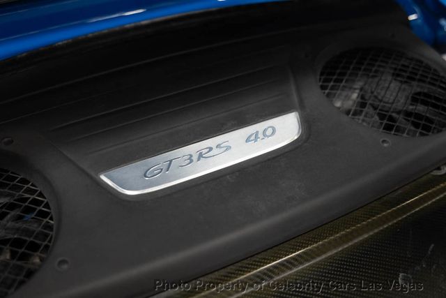 2016 Porsche 911 GT3 RS, PTS Voodoo Blue, Rare options - 23059355 - 42
