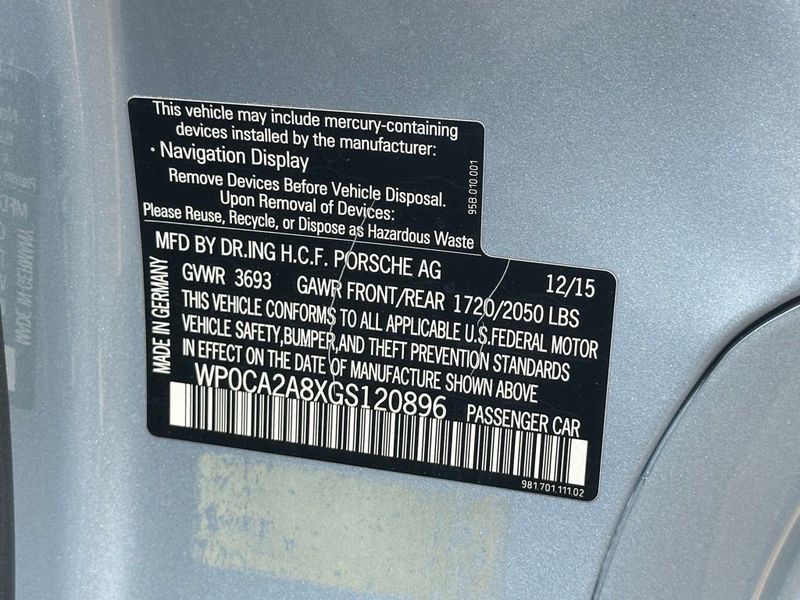 2016 Porsche Boxster Base - 22844542 - 18
