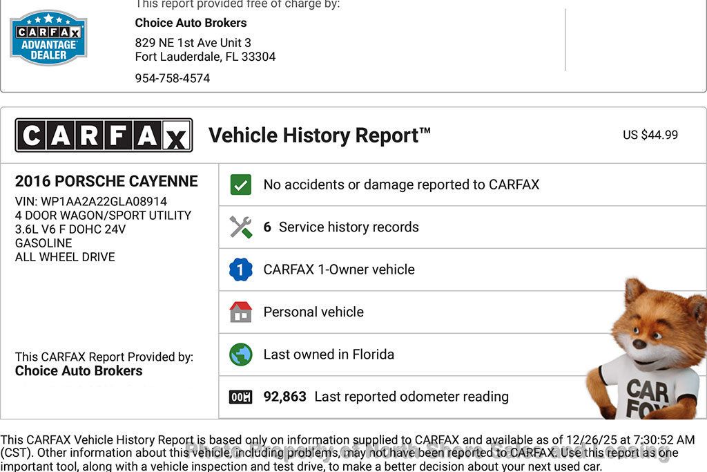 2016 Porsche Cayenne AWD 4dr - 22964393 - 1
